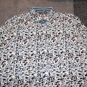 Jermyn & Bond XXL Short Sleeve Colorful Button Down NWOT